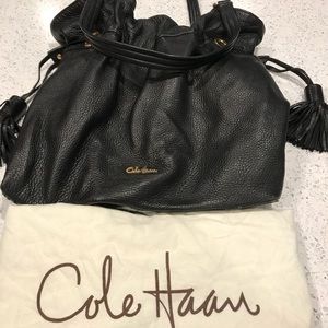 Cole Haan black leather bag